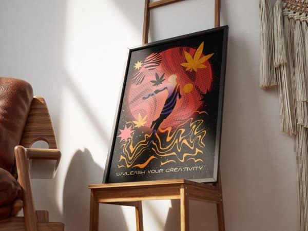 Plakat „Unleash Your Creativity”