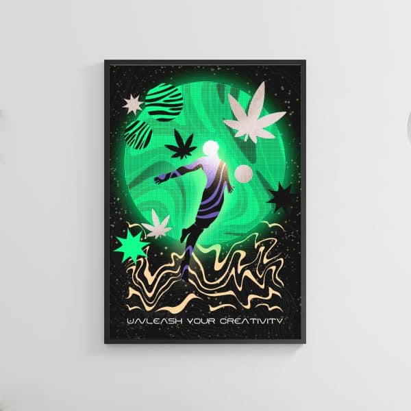Plakat „Unleash Your Creativity”