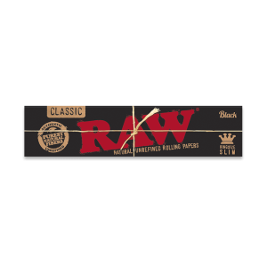 RAW – Bibułki ultra-cienkie niebielone – Black KS Slim