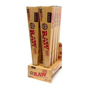 Bibułki RAW Cone 20 Stage Rawket gotowe stożki 7 rozmiarów