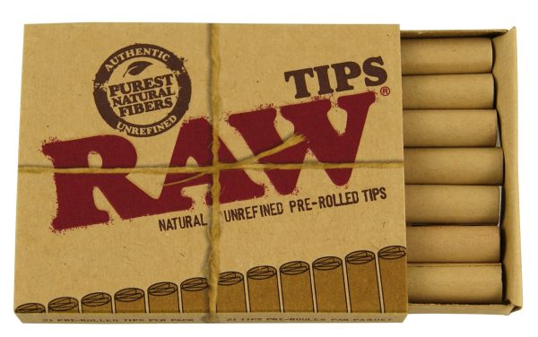 RAW Prerolled Tips Filtry do jointów