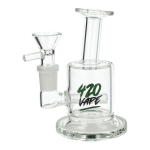 Mini Bongo 420VAPE szlif 14.5 mm kieszonkowa fajka wodna