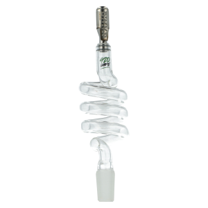 DynaVap – Spiralny Adapter z Turbo 420VAPE łączący z bongiem szlif 14.5 mm