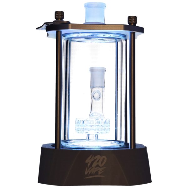 VAPE CAGE BONG – Bongo LED z dyfuzorem 420VAPE szlif 14.5 mm