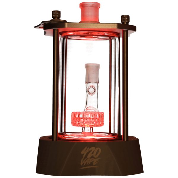 VAPE CAGE BONG – Bongo LED z dyfuzorem 420VAPE szlif 14.5 mm