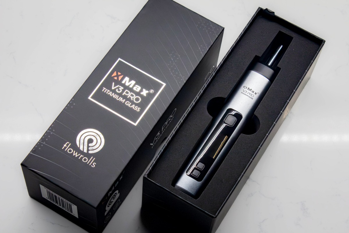 V3 Pro Titanium Glass Silver Box