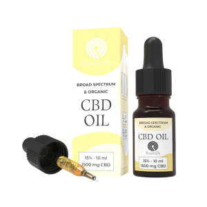 Flowrolls – Olejek CBD 15% Broad Spectrum (1500 mg, 10 ml)