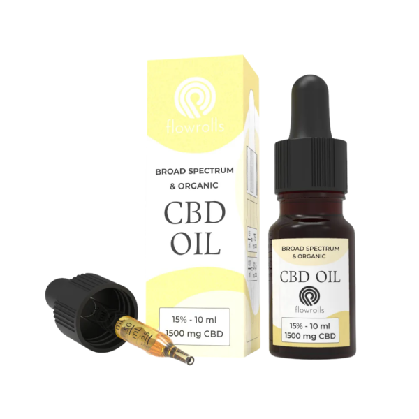 Flowrolls – Olejek CBD 15% Broad Spectrum (1500 mg, 10 ml) Flowrolls – Olejek CBD 15% Broad Spectrum (1500 mg, 10 ml)