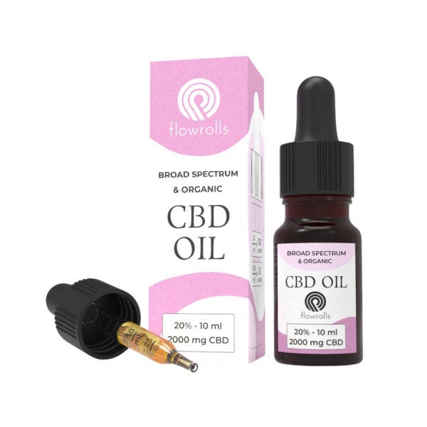 Flowrolls – Olejek CBD 20% Broad Spectrum (2000 mg, 10 ml) Flowrolls – Olejek CBD 20% Broad Spectrum (2000 mg, 10 ml)