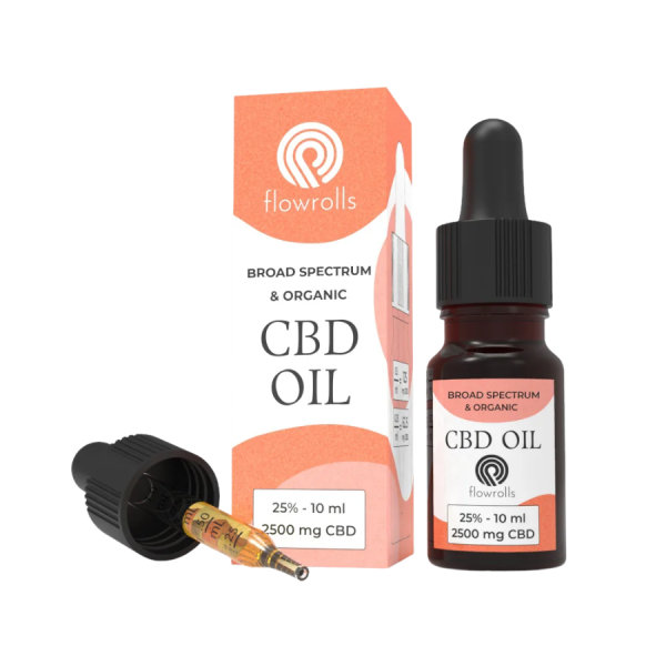 Flowrolls – Olejek CBD 25% Broad Spectrum (2500 mg, 10 ml) Flowrolls – Olejek CBD 25% Broad Spectrum (2500 mg, 10 ml)