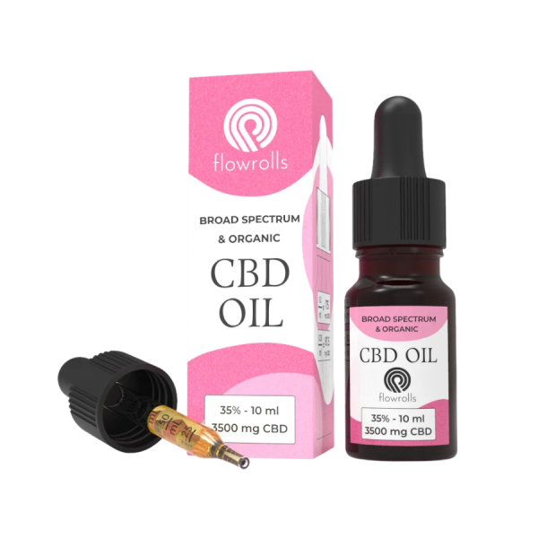 Flowrolls – Olejek CBD 35% Broad Spectrum na oleju MCT (3500 mg, 10 ml) Flowrolls – Olejek CBD 35% Broad Spectrum na oleju MCT (3500 mg, 10 ml)
