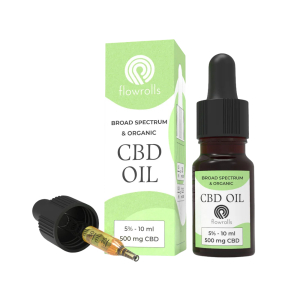 Flowrolls – Olejek CBD 5% Broad Spectrum (500 mg, 10 ml)