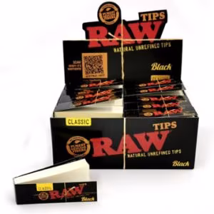 RAW – Filtriky do jointov Black Tips 50 ks.