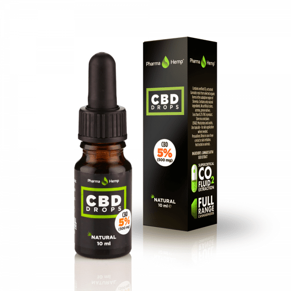 Drops Pharmahemp CBD Oil in olive oil, 10 ml