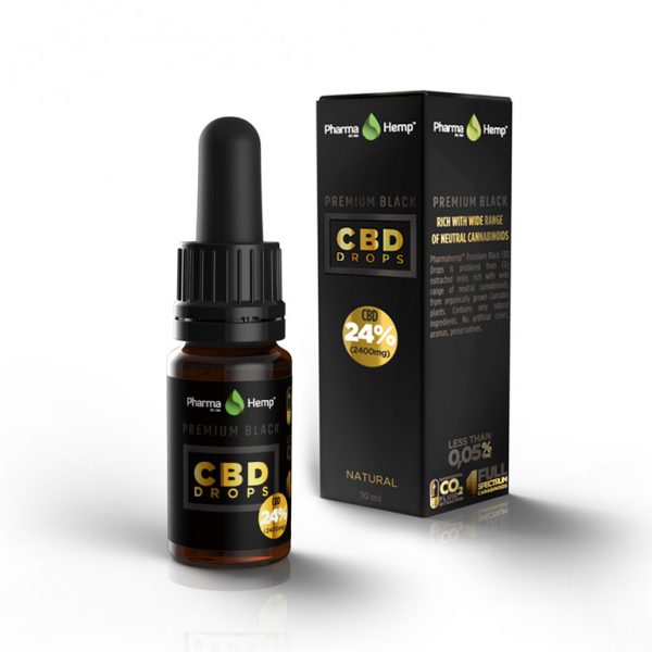 Pharmahemp CBD Oil PREMIUM BLACK CBD Drops