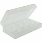 Plastic protective case for 18650 batteries