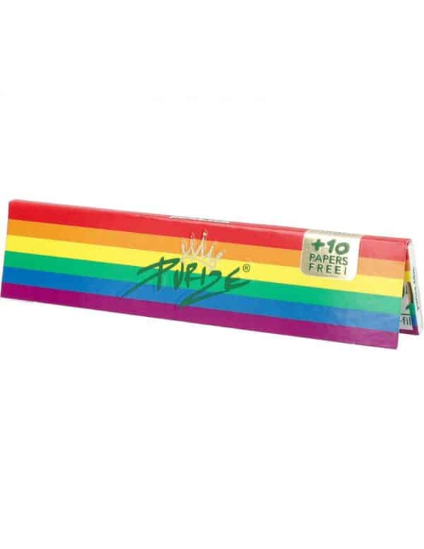 Purize – rolling papers Rainbow king size slim 32+10 free