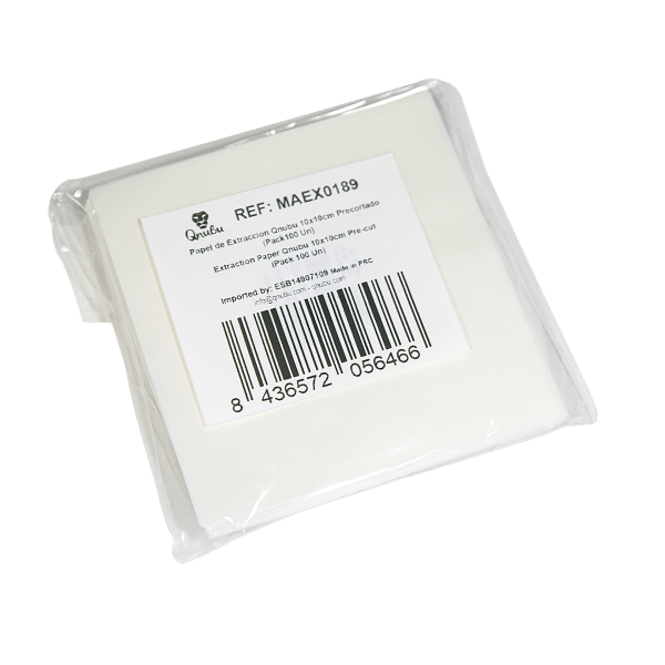 Qnubu pre-cut extraction paper 10x10cm (100 pcs.)