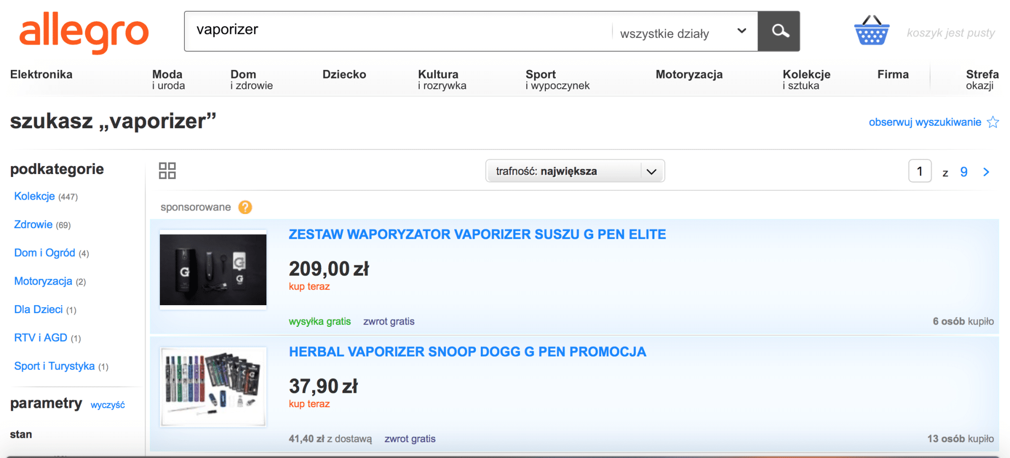 Vaporizer a Allegro – czemu to zły pomysł?